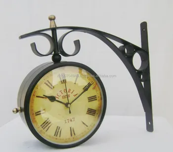 Hanging Double Side Station Clock Drum Clock Train Station Wall Clock Item Number Sai 1276 Buy Double Sided Station Clock Antique Station Clock Victoria Station Clock Product On Alibaba Com