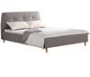 Simple designs Natural solid wood, New Zealand Pine solid wooden double bed for bedroom