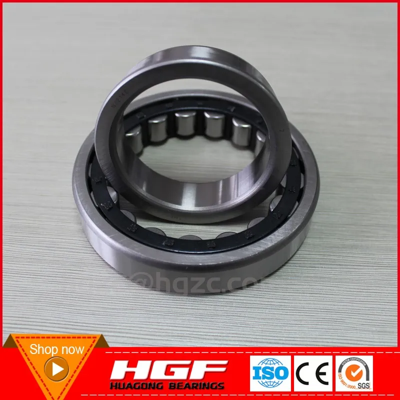 High Capacity 33mm Width Single Row Straight Bore Flanged FAG NJ313E-M1-C3 Cylindrical Roller Bearing Brass/Bronze Cage 140mm OD Metric Removable Inner Ring C3 Clearance 65mm ID