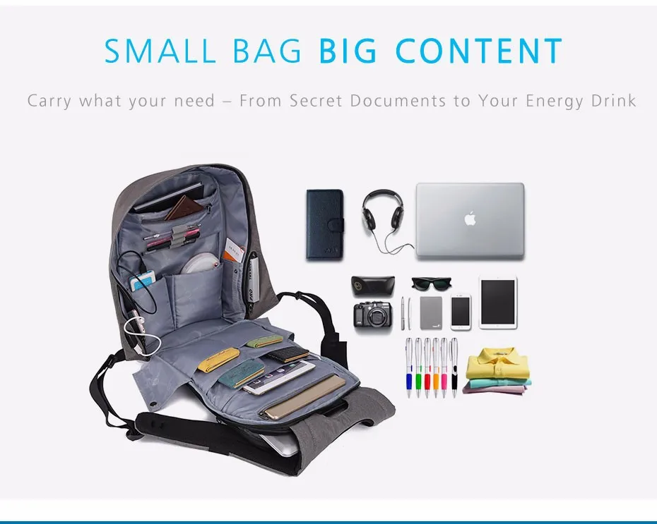 2017 Tigernu Anti-thief USB charging 15.6inch Business laptop backpack for women Men Backpack school backpack Bag Male Mochila