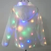 2019 hot selling LED luminous jacket stage performance high quality hip hop safty light up clothing