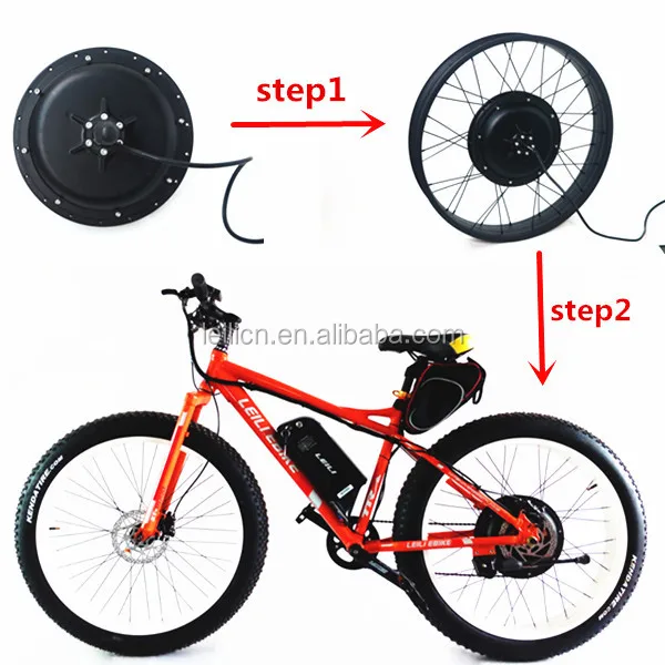 fat tire electric bike kit 26 x 4