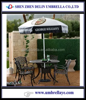 All Good Guarantee Patterned Umbrellas Round Table With Umbrella Patterned Umbrellas Round Table