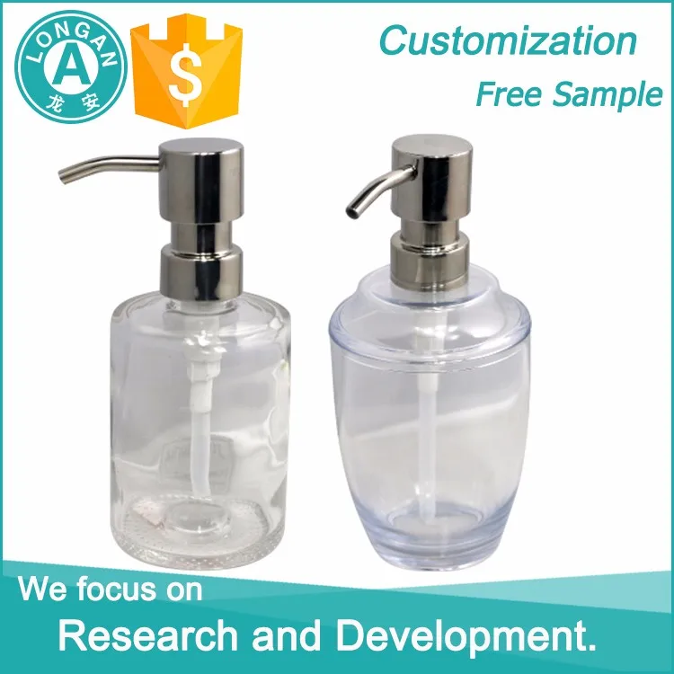 Factory Supply Competitive Price Liquid Soap Round Bottles / Foaming