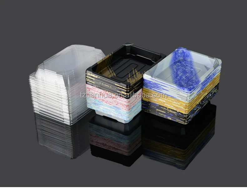 High Quality Ps Disposable Plastic Sushi Container,Plastic Take Out