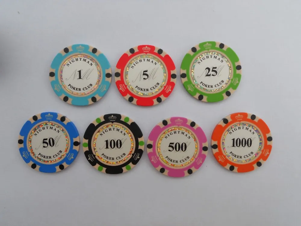 Custom Made Crown Poker Chip With Gold Edge Sticker,New Sticker Poker