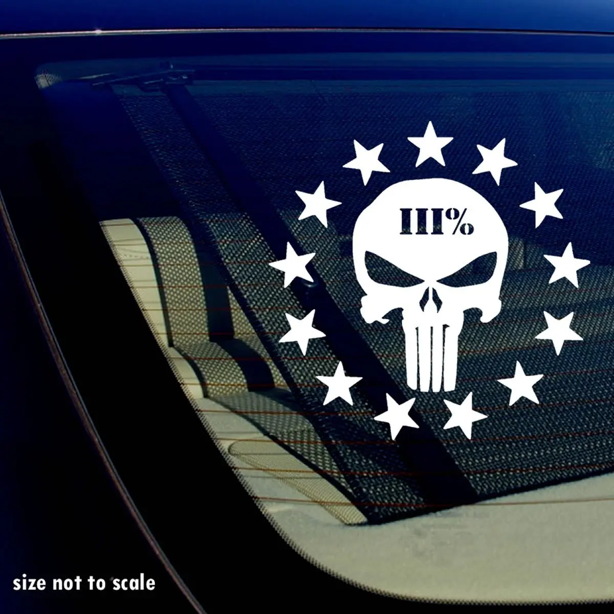 3 Percenters Logo 5/" Decal Sticker Car Window Laptop Percenter Nyberg Threepers