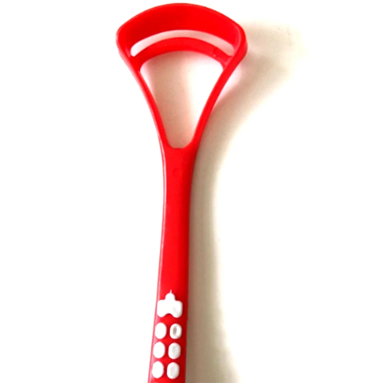 Disposable Plastic Tongue Scraper For Oral Hygiene Buy Tongue Scraper