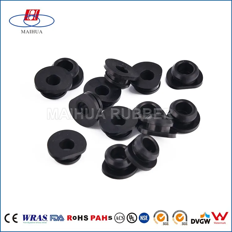 Flame Retardant Neoprene Rubber Cable Grommets/fire Resistant Rubber