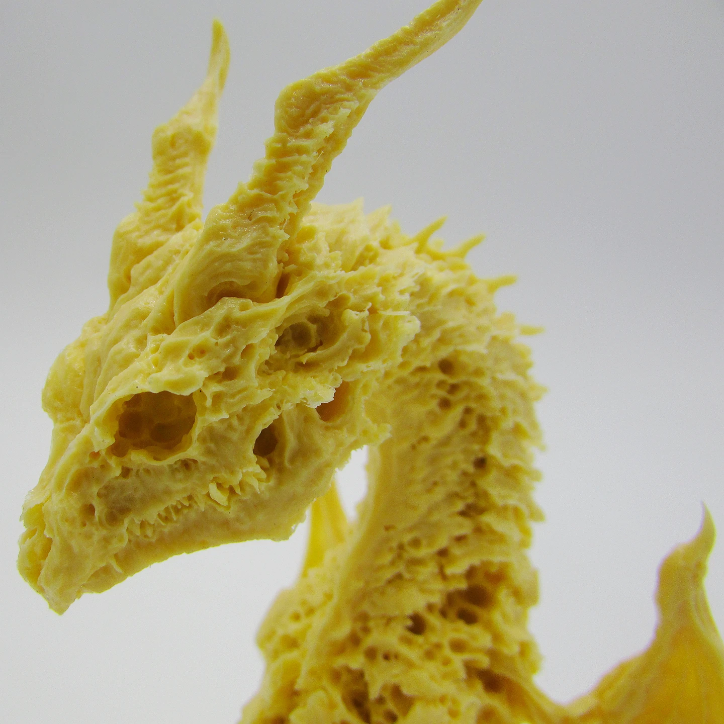 dragon resin statue