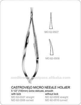 microsurgical micro surgical microsurgery micro surgery opthalmic eye surgery castroviejo micro needle holder buy micro needle holder eye opthalmic