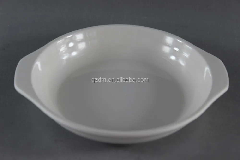 White Melamine Square Plate For Hotel