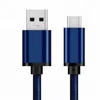 Navy blue Dark blue or custom USB C Cable 3.0 USB with braided colorful selectable