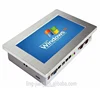 Cheap price touch screen 10.1" monitor with 2*LAN 32Gb SSD + 2Gb ram used for ATM Kiosk pos system industrial panel pc