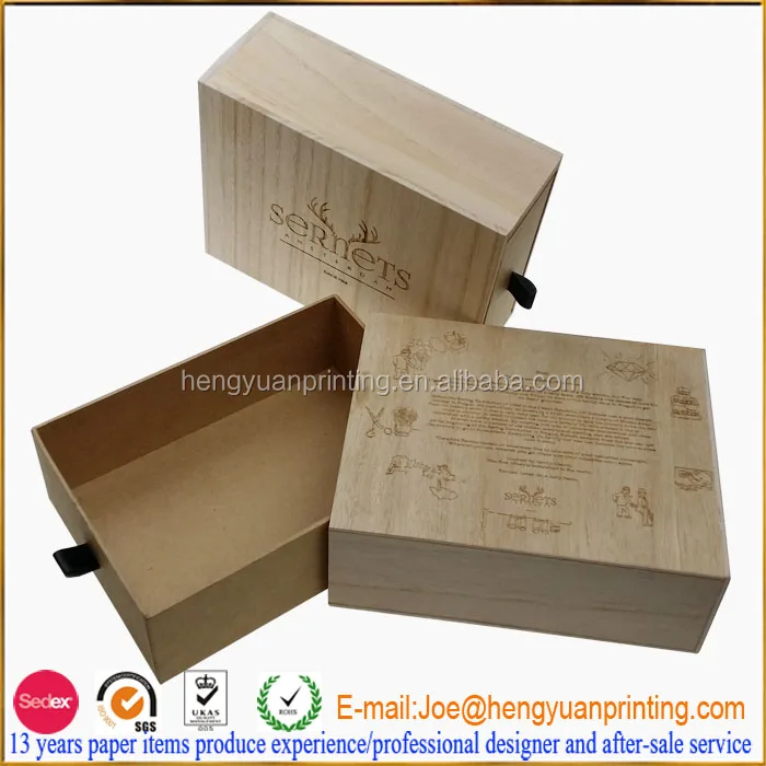 Fancy Drawer Type Unfinished Wooden Gift Boxes Wholesale Ch1097 Buy