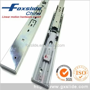 Furniture Accessories Ball Bearing Slide Rail Push To Open Drawer