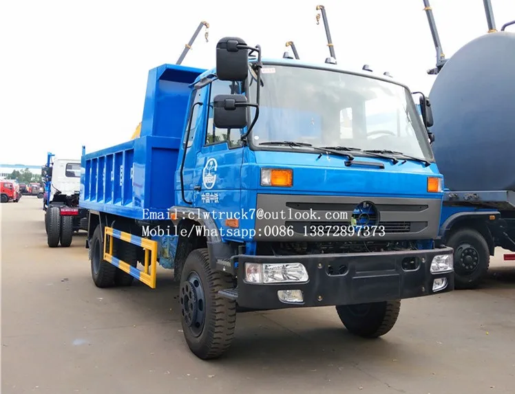 Dongfeng 6 Wheel Dump Truck Load Volume Capacity 10-15ton In Pakistan ...