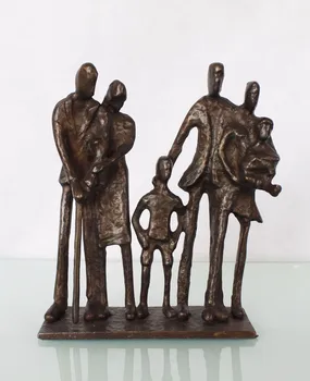 Home Decor Human Figure Statue Bronze Abstract Hy Family Home Decor Human Figure Statue Bronze Abstract Hy Family Sculpture