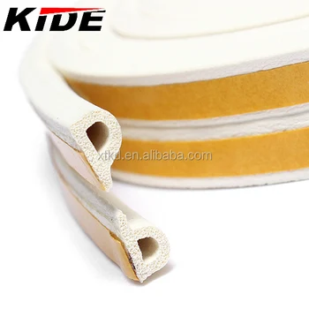 Self Adhesive P Type Foam Seal Strip For Wooden Door And Windows