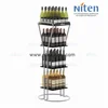 Metal rack jams bottle free standing display wine beverage display stand
