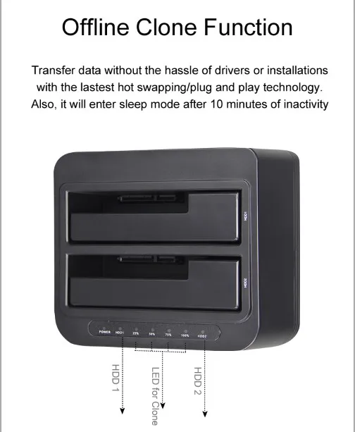 Dual-Bay Hard Drive Docking Station