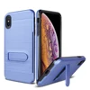 modern design phone shell with card slot, durable phone shell with stand for iphone XR
