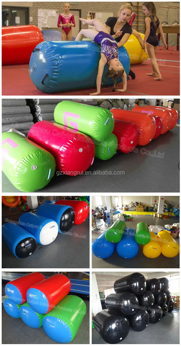 Folding Gymnastics Equipment Inflatable Triangle Tumbling Gymnastics
