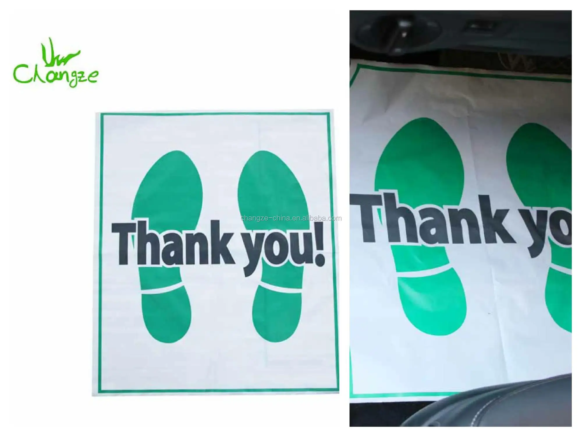 Pe Disposable Plastic Car Floor Mat Buy Foot Mat For Autobody,Printed