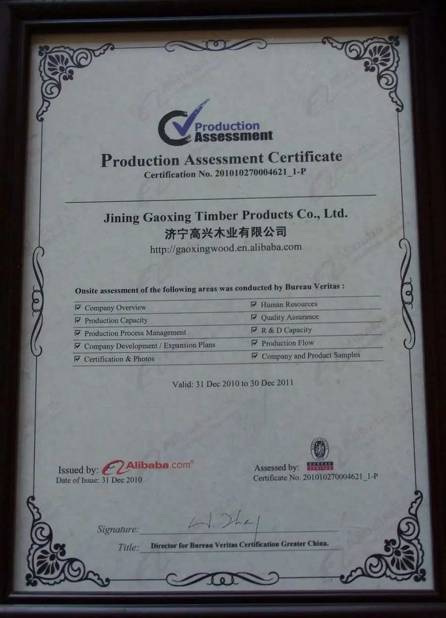 Production Assessment Certificate1.