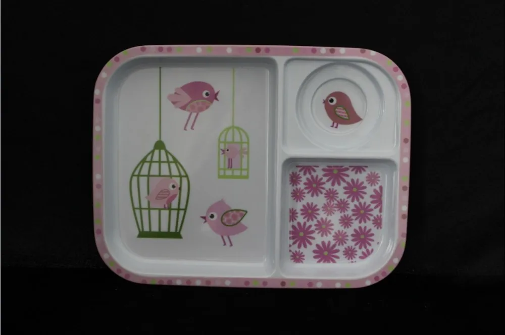 kid's 100%melamine meal plate