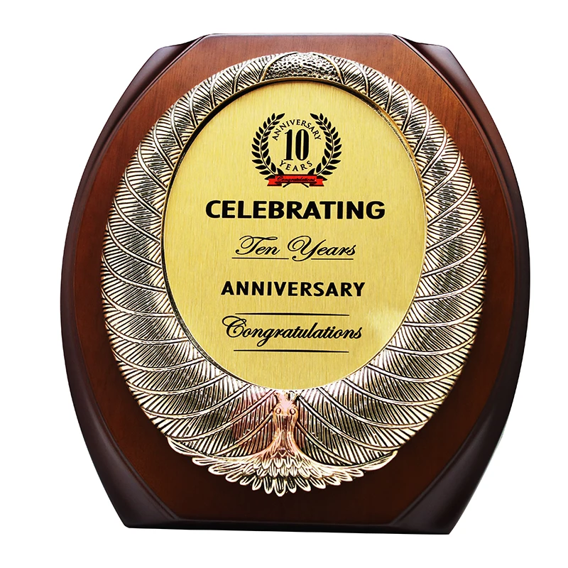 Annual Shield Classic Wood Award 10 yr FREE engraving 'Salesperson of the Year' 