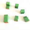Green phoenix contact terminal block connectors with 3.5mm pitch screw plug-in terminal block connector
