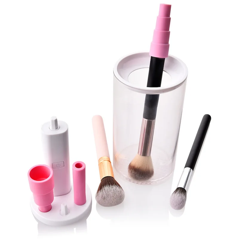 Battery Operated Automatic Makeup Brush Cleaner And Dryer For All Size