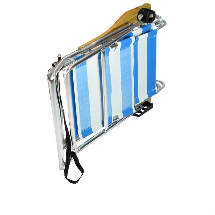 5 Adjustable Positions Folding Chair,Beach Chair With Canopy And