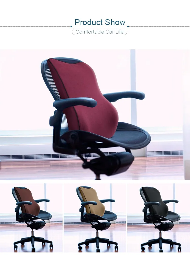 BYC Office Chair Cushion Memory Foam Lumbar Back Chair Cushion.jpg