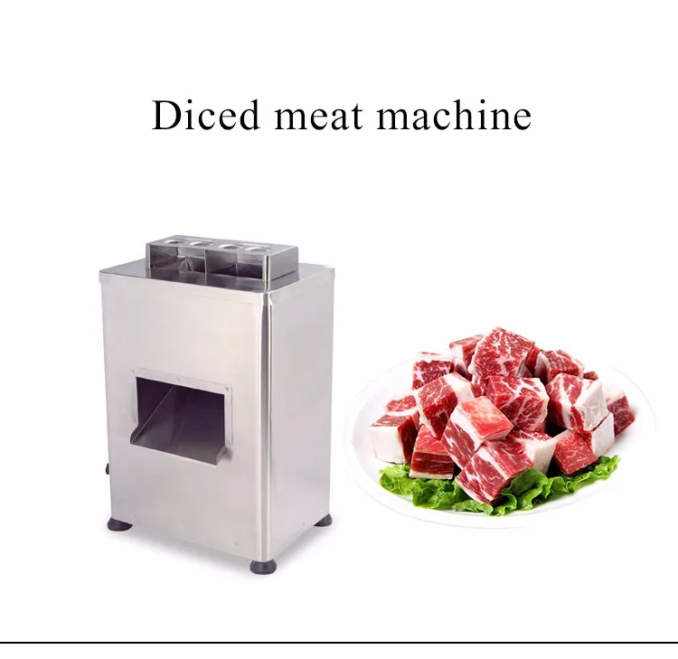 Stainless Steel Automatic Meat Dicer In Meat Slicer,Meat Cuber Machine