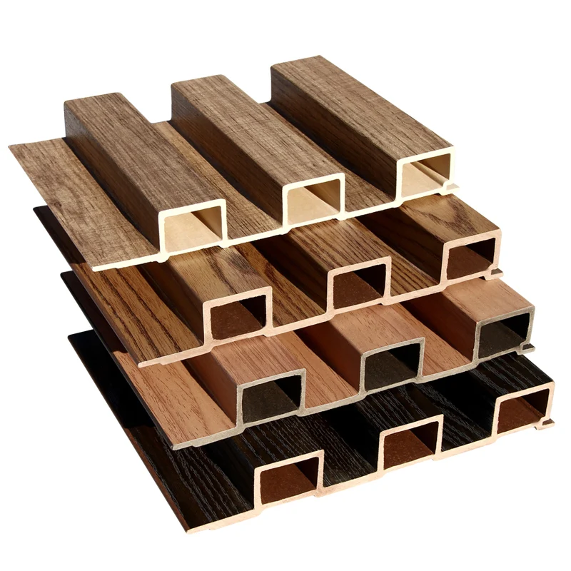 3d Wooden Wood Plastic Composite Wpc Paneling Fluted Wall Panels Buy
