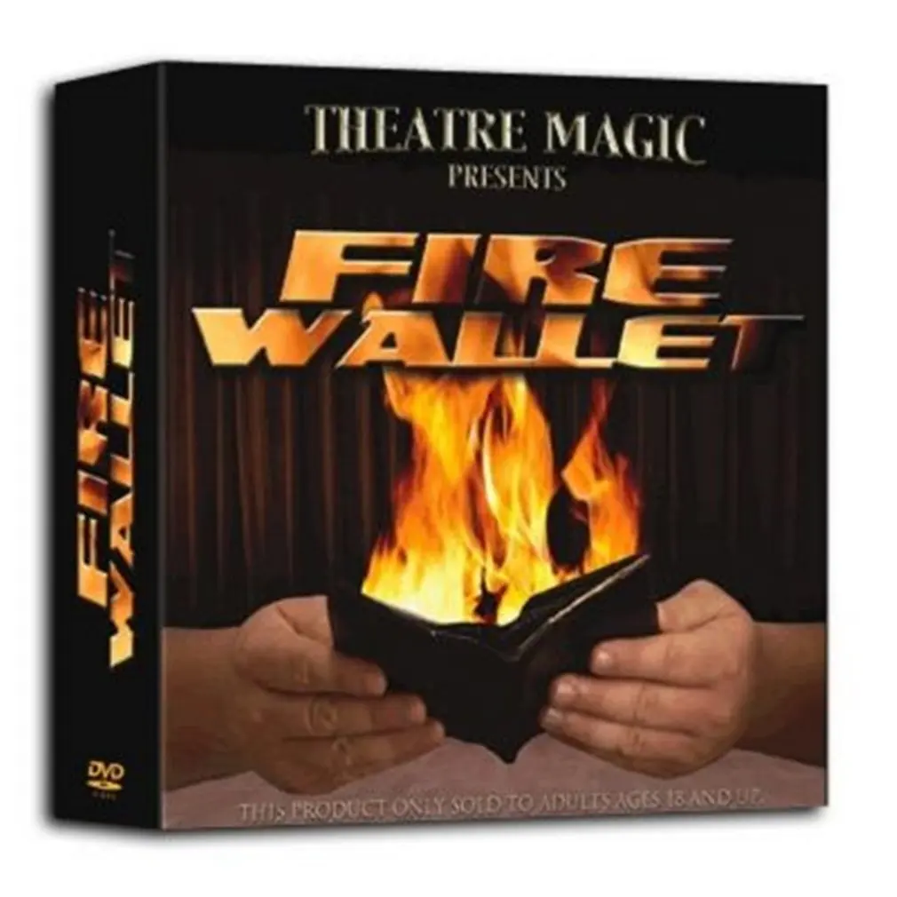 Magic Fire Wallet - Includes Trick Wallet and DVD