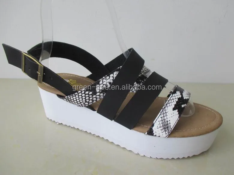 2018 Girls New Design Sandals Thick Sole Snake Pu Sandals Buy Girls New Sandals,Girls New