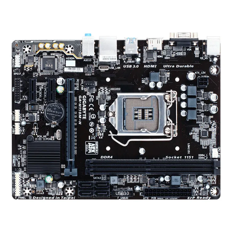 Gigabyte Wholesale Ga-h110m-h 32gb Ddr4 Intel Lga1151 Micro Atx Gaming