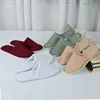 2018 Low price towel cloth slippers traveling closed toe hotel disposable slippers