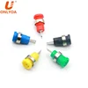 Customized terminal 4mm Banana Female Jack Socket Panel Mount Binding Post Connector red black stackable spring binding post