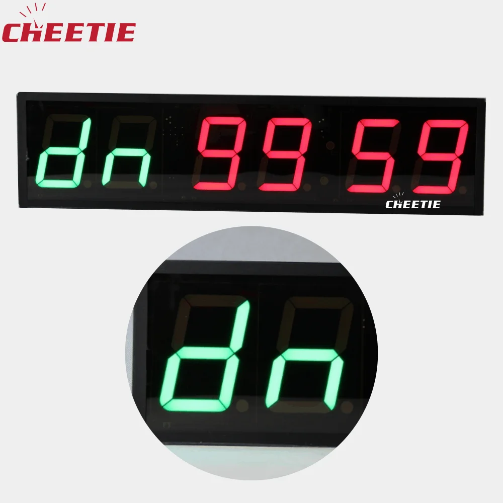 Cheetie Led Digital Crossfit Clock Battery Operated Tripod Stand Cheetie Led Digital Crossfit Clock Battery Operated Tripod Stand