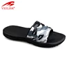 Custom printed summer beach PVC upper slippers men slide sandals