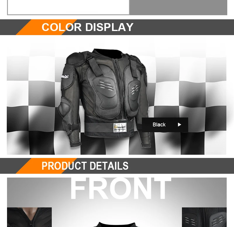 Safety Riding Gear Sport Body Armor Padded Mc Leather Motocross Summer