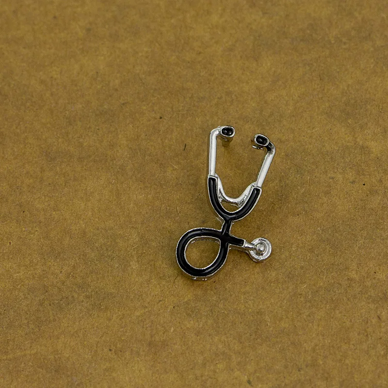 Stethoscope Brooch Fashion Medical Jewelry Stethoscope Enamel Pin - Buy ...