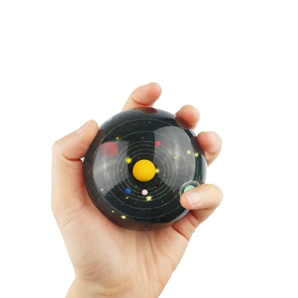 Buy 3d Crystal Ball With Solar System Model And Led Lamp