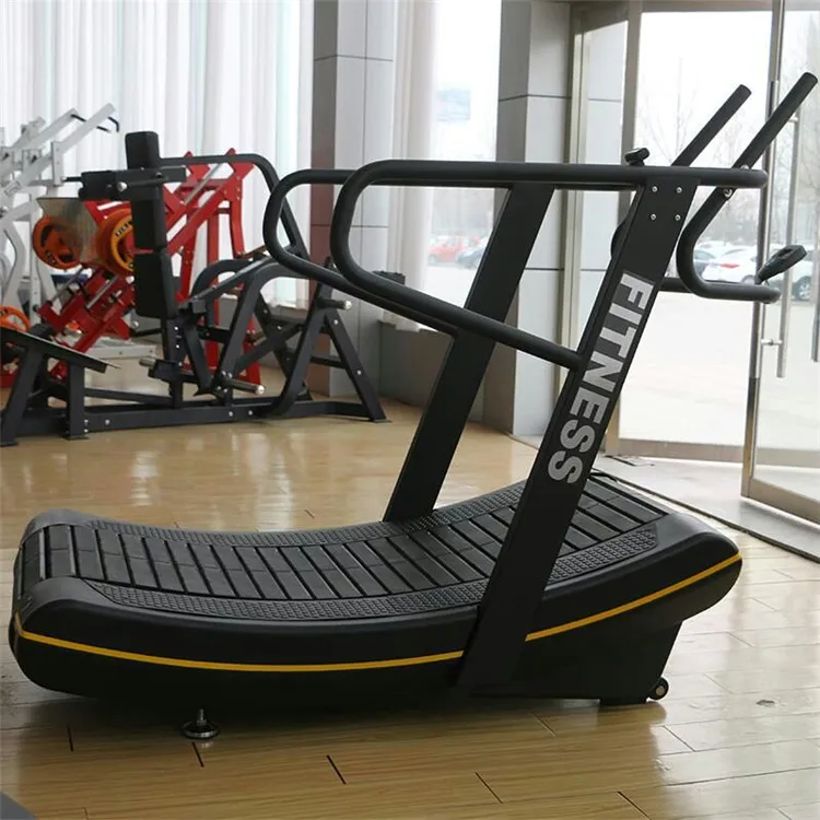 Factory Direct Commercial Gym Equipment Manual Curved Treadmill For