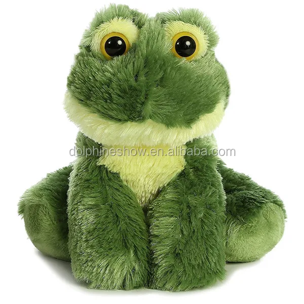 stuffed frog dog toy