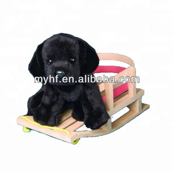 plush black dog